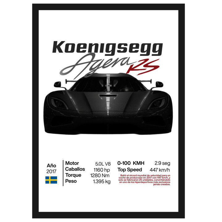 Koenigsegg Agera RS 2017 Blanco  | StudioErox