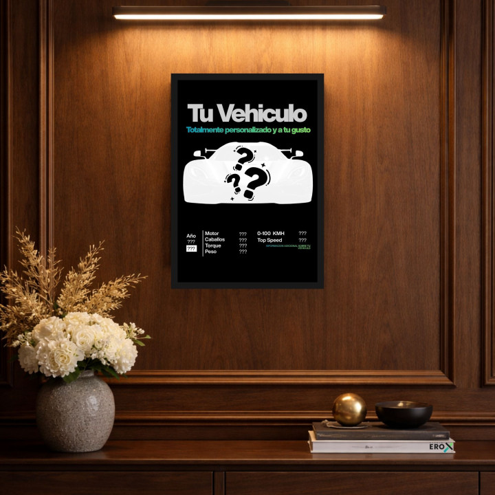 Cuadro Personalizado de Vehiculos   | StudioErox