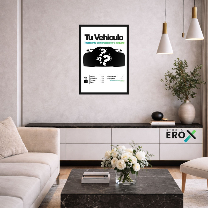 Cuadro Personalizado de Vehiculos   | StudioErox