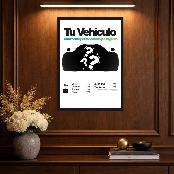Cuadro Personalizado de Vehiculos   | StudioErox